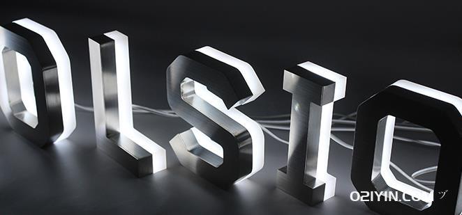 背發(fā)光字戶外門(mén)頭招牌亞克力迷你led燈發(fā)光字  第4張